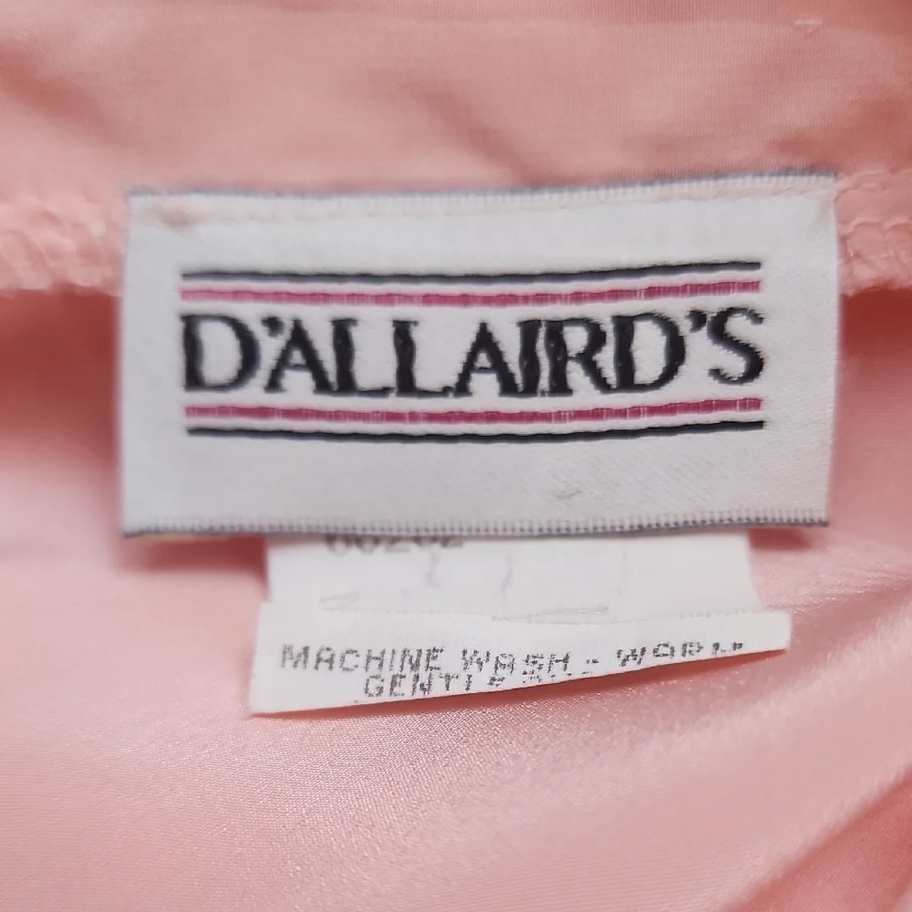 Vintage Pink Peach Blouse with Ruffle Detail 🪩🕺 - Picture 2 of 10